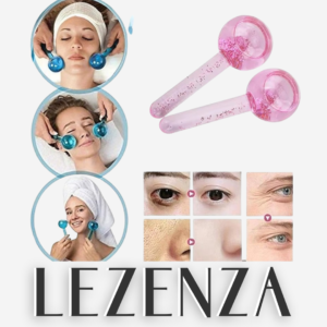 Bolitas de Hielo Facial Masajeadores de Cristal (2 Unidades)