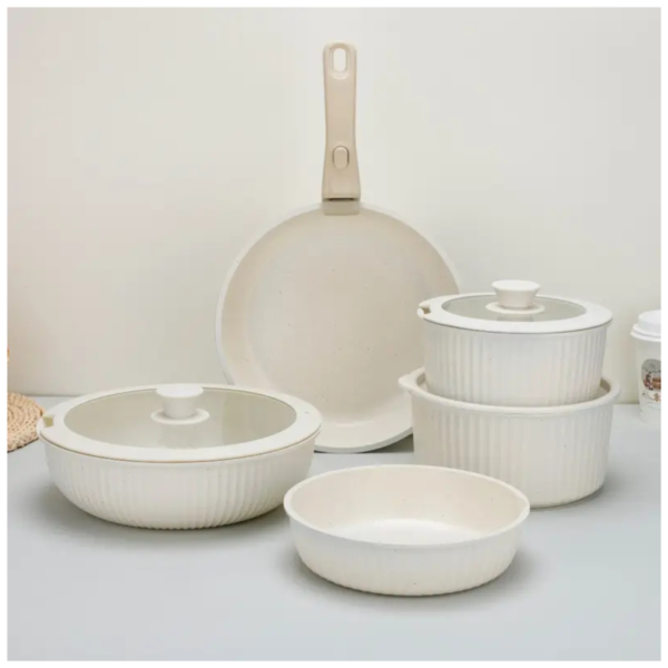 Set Ollas y Sartenes Desmontable 7 Piezas