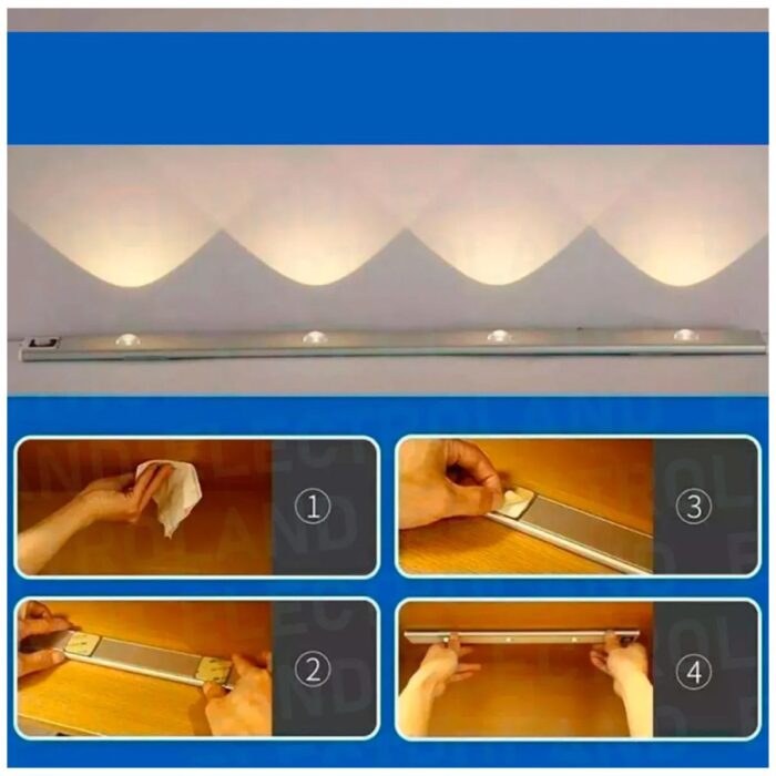 LED Doble con Sensor de Movimiento 20 cm