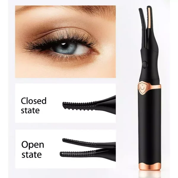 Rizador de Pestañas Eléctrico USB – Curvatura Rápida y Duradera