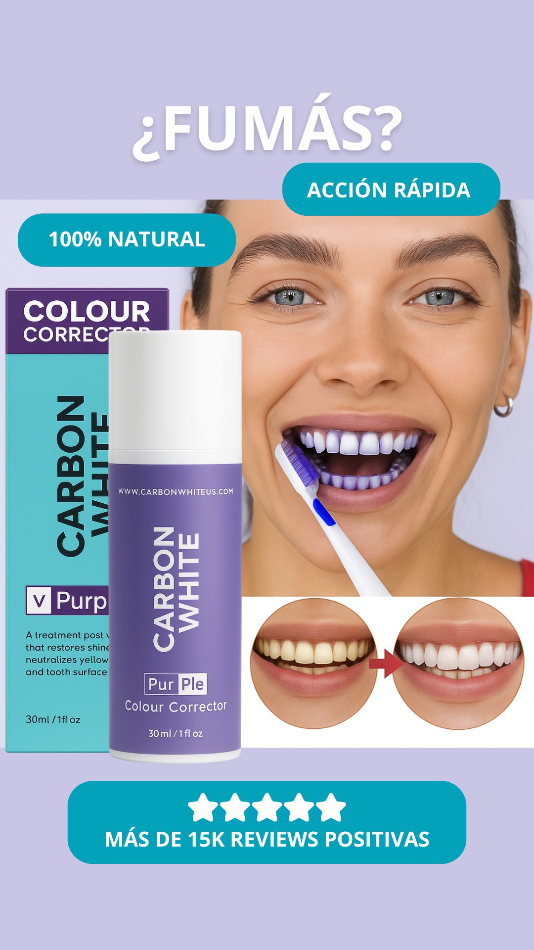 Carbon White V34 – Pasta Dental para Blanqueamiento