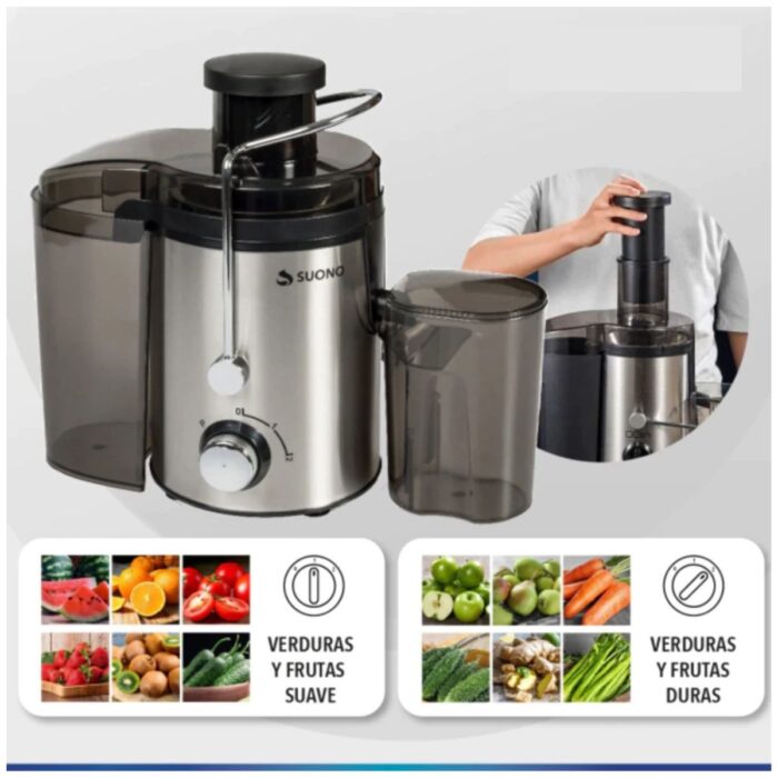 176413690819-3 Juguera Automática Premium 500W 1.5L – Jugos Naturales en Minutos