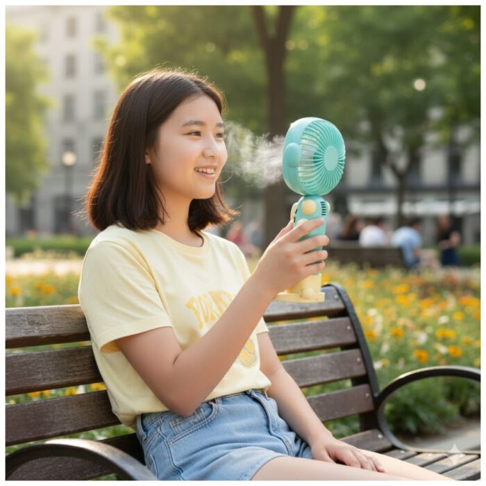 Ventilador Vertical USB Bear Happy