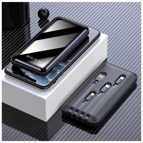 Power Bank Magnético Lambo 20000 mAh – Carga Rápida Inalámbrica y por Cable