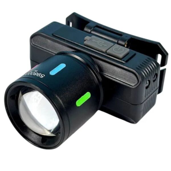 Linterna de Cabeza con Zoom KX-1832 – Manos Libres y Luz Precisa