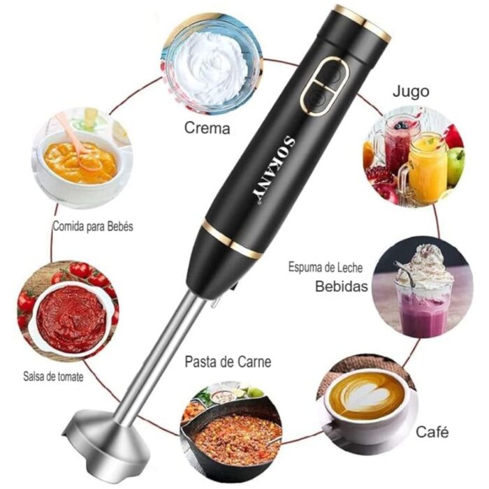 176534404910-4 Batidor Eléctrico USB SKDD1805 Sokary