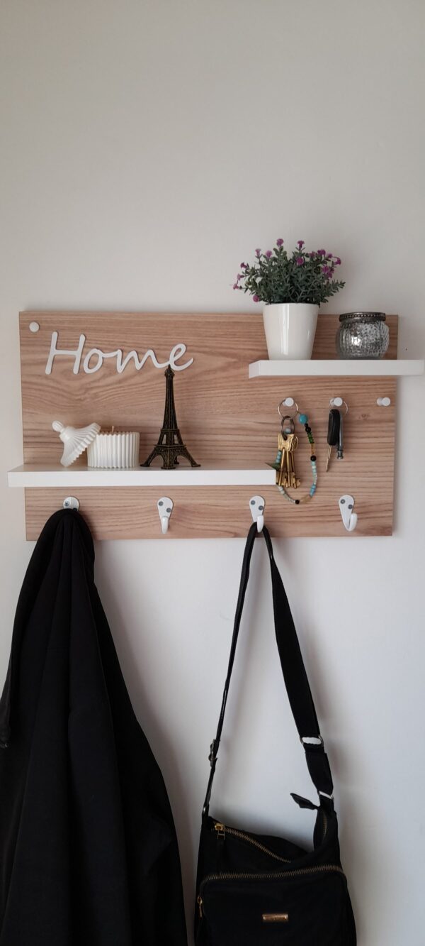 Perchero y Portallaves de Pared