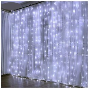 17656867973-3 Cortina decorativa - Luz Fría 168 LED