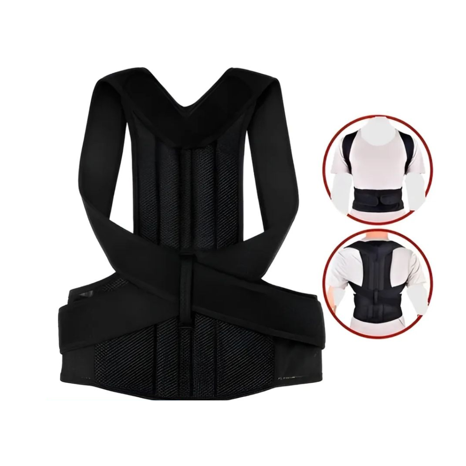 Corrector de Postura Espalda y Hombros Fajaxl – Soporte Ergonómico XL