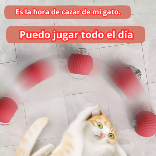 Pelota Interactiva 360° para Mascotas – Juego Automático