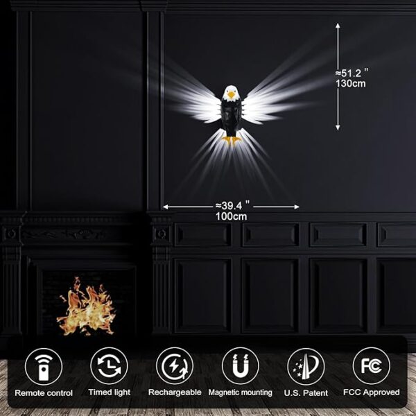 Lámpara Águila Calva LED