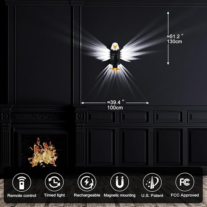 aguila1 Lámpara Águila Calva LED