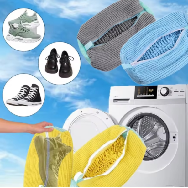 bolsa para zapatillas2 Bolsa para Lavar Zapatillas en Lavarropas