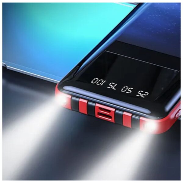 Power Bank Magnético Lambo 20000 mAh – Carga Rápida Inalámbrica y por Cable