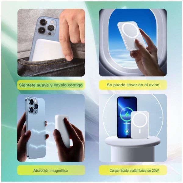 Power Bank Magnético RPP-65 20000 mAh – Carga Rápida Inalámbrica y PD 20W