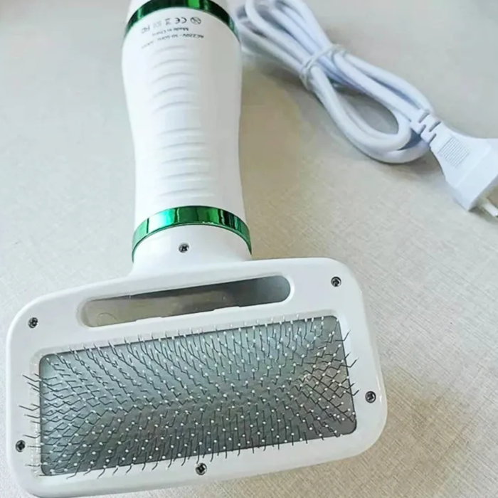 Peine Cepillo Secador 2 en 1 para Mascotas