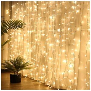 Cortina decorativa – Luz Cálida 168 LED