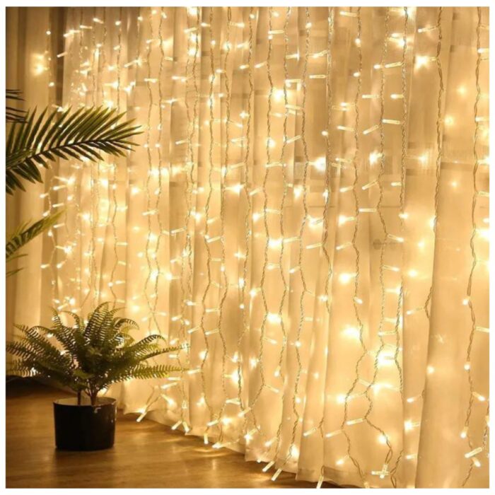 Cortina decorativa – Luz Cálida 168 LED