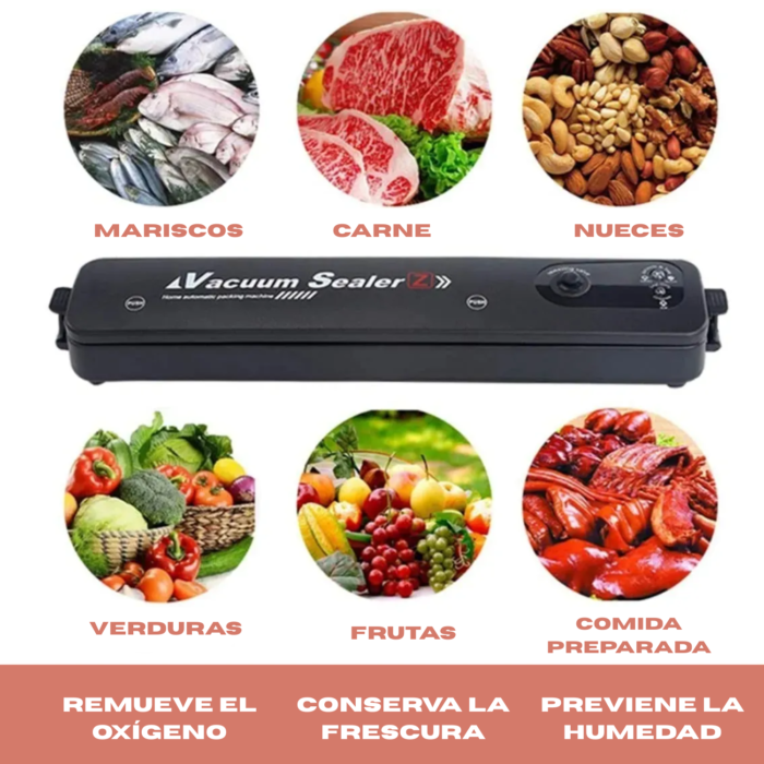 Sellador Al Vacío Automático + Bolsas