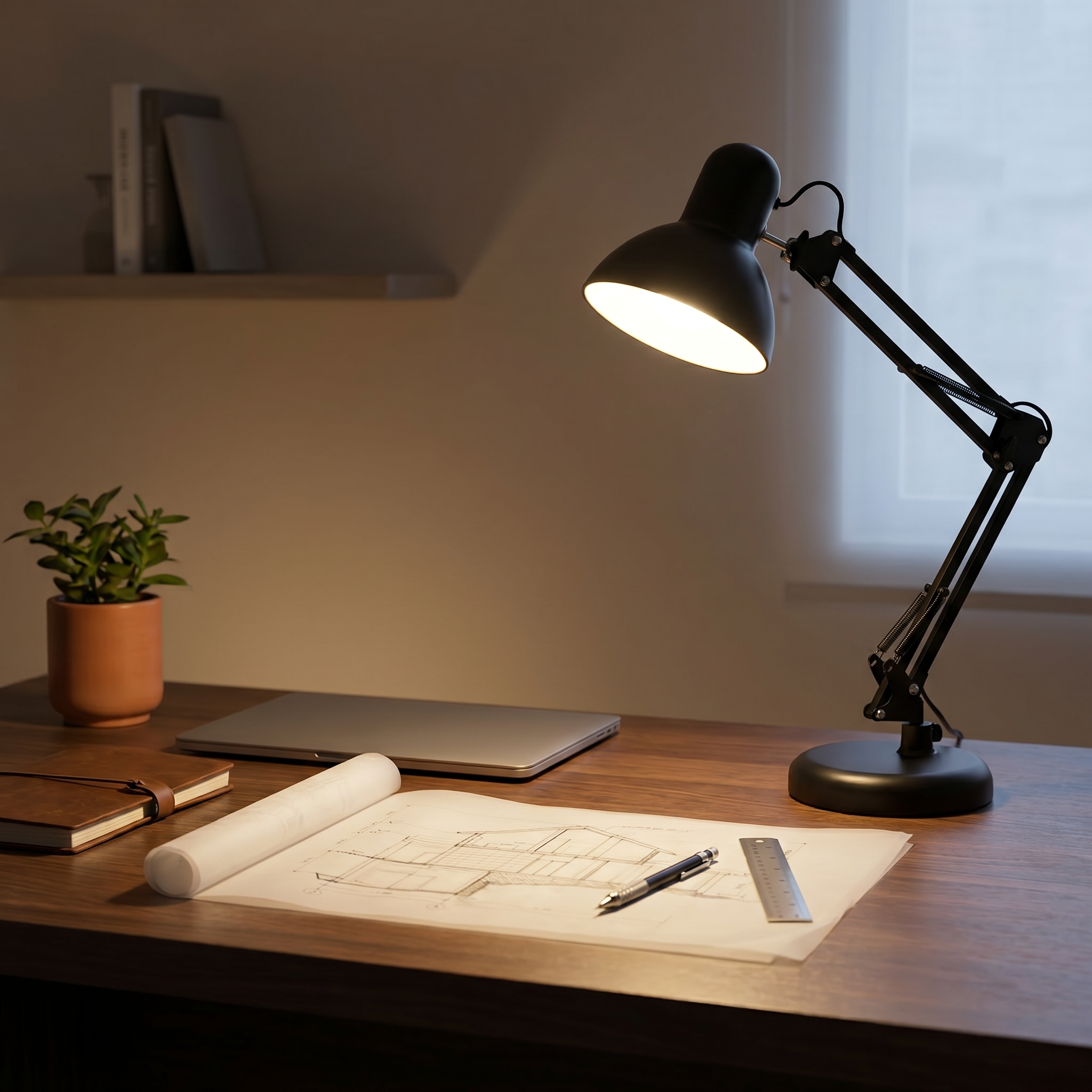 Eliminar las sombras sobre el escritorio